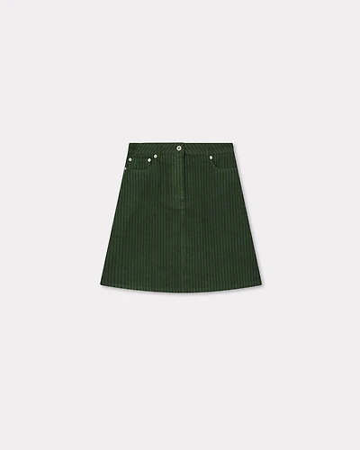 'KENZO Coast Lines' skirt Japanese denim