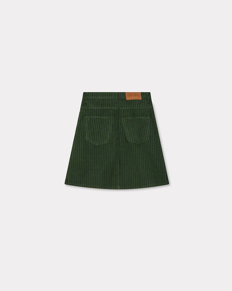 'KENZO Coast Lines' skirt Japanese denim