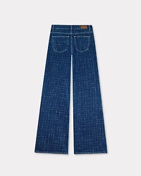'KENZO Weave' AYAME wide pants japanese denim
