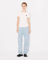 'KENZO Stars' embroidered low-waist pants japanese denim