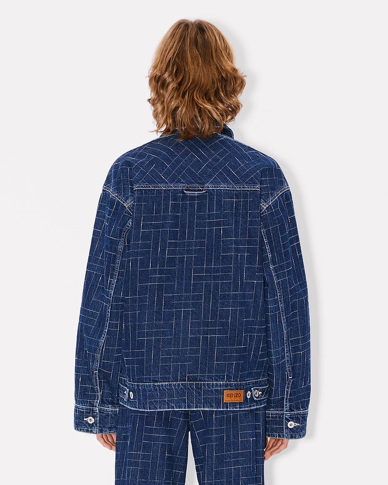 'KENZO Weave' workwear jacket Japanese denim