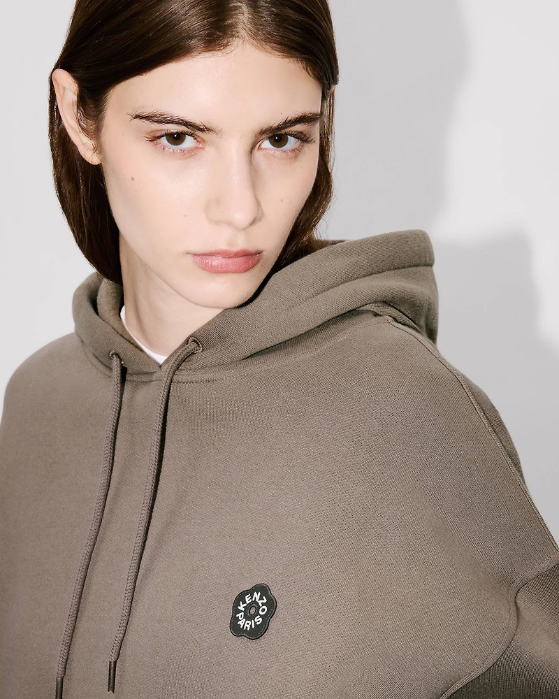 'Boke Flower 2.0' embroidered oversized hoodie cotton