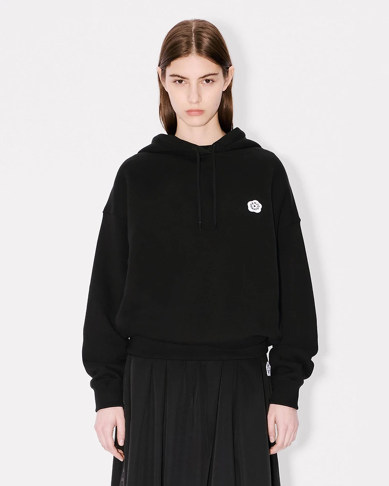 'Boke Flower 2.0' embroidered oversized hoodie cotton