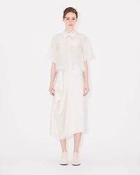 'KENZO Ocean Camo' midi skirt in silk