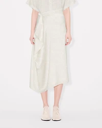 'KENZO Ocean Camo' midi skirt in silk