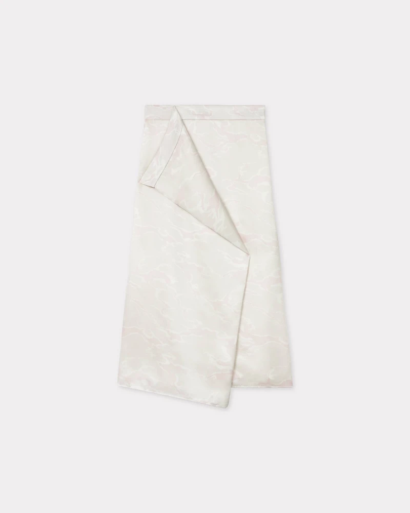 'KENZO Ocean Camo' midi skirt in silk