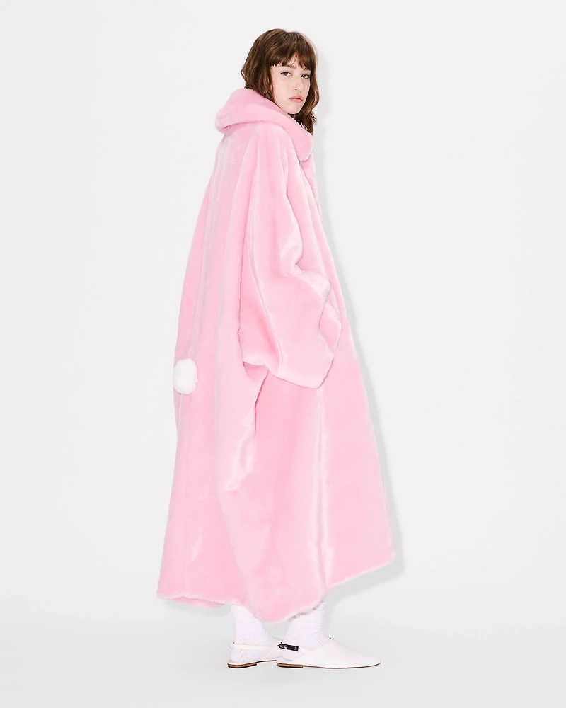 Oversized coat fake fur