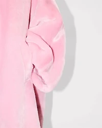 Oversized coat fake fur