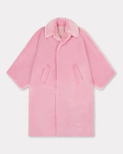 Oversized coat fake fur