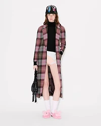 Long tailored jacket Harris tweed