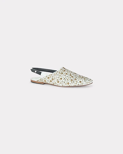 'KENZO-K@LI' mules leather with studs