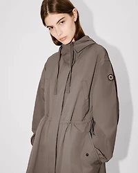 'Boke Flower 2.0' long windbreaker