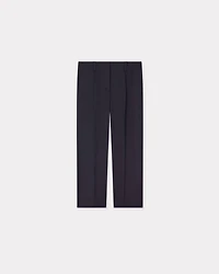 'KENZO Weave' cropped pants wool jacquard
