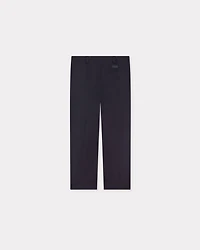 'KENZO Weave' cropped pants wool jacquard