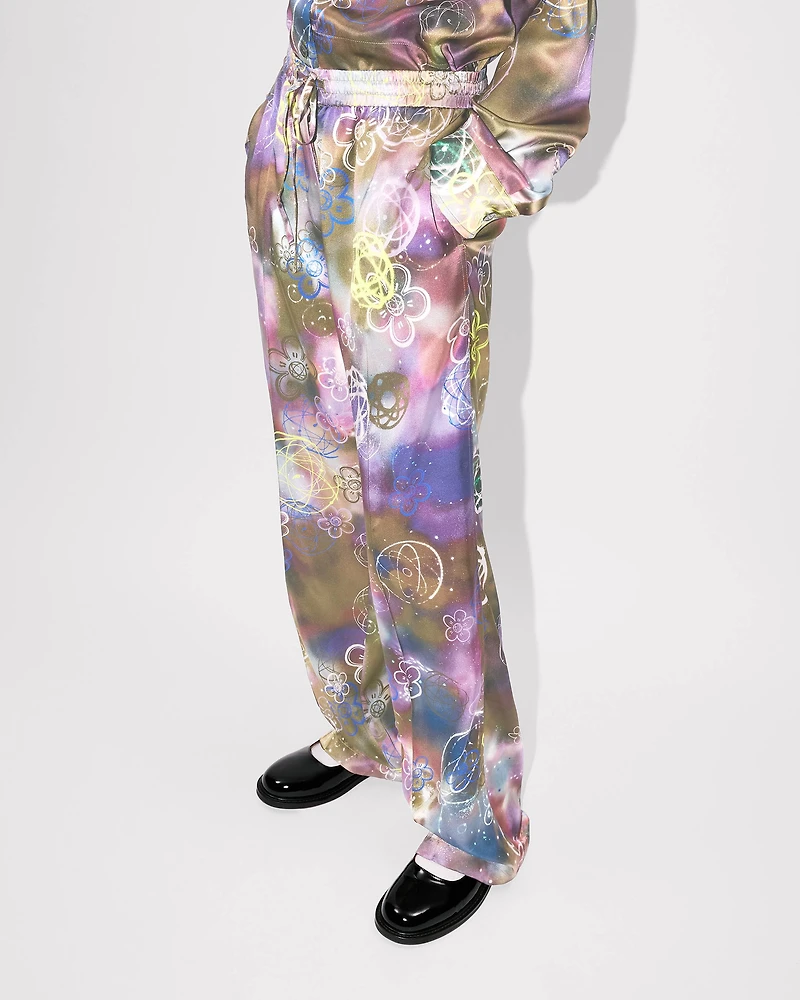 'Kenzo x Futura 2000' pants silk