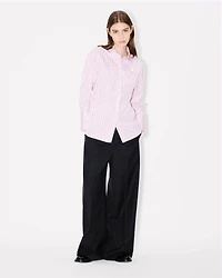 'KENZO Weave' wide leg pants wool jacquard