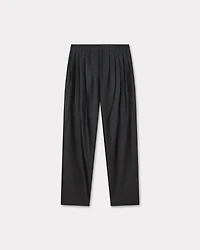 Tailored plaited pants virgin wool and silk