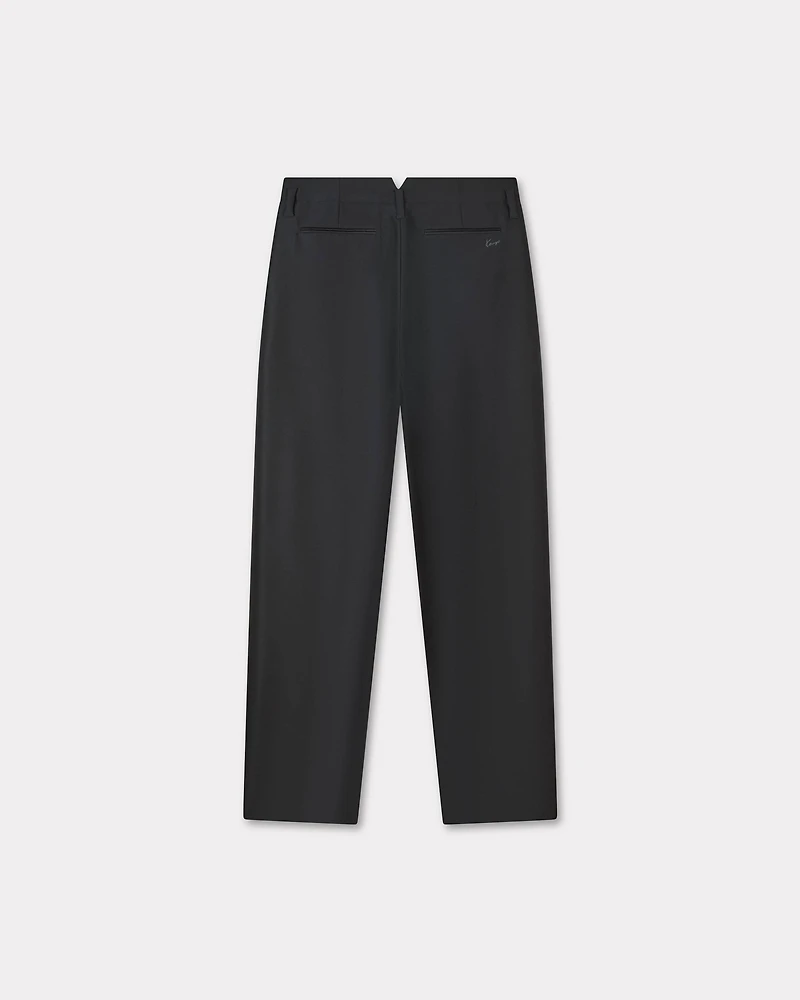 Tailored plaited pants virgin wool and silk