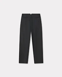 Tailored plaited pants virgin wool and silk