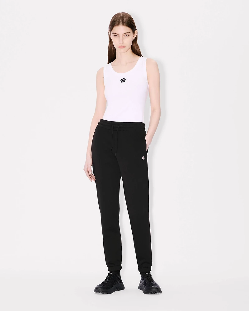 'Boke Flower' embroidered jogpants cotton
