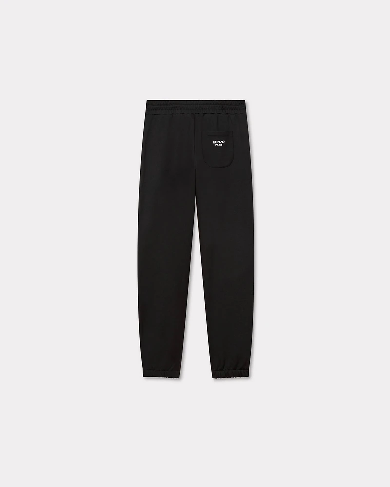 'Boke Flower' embroidered jogpants cotton