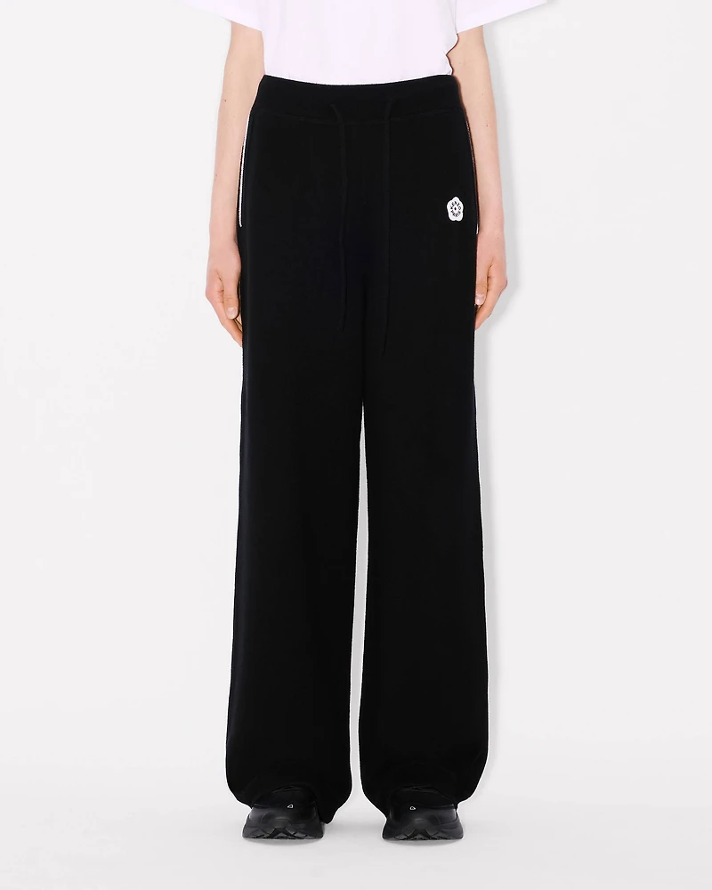 'Boke Flower 2.0' embroidered pants wool and cotton