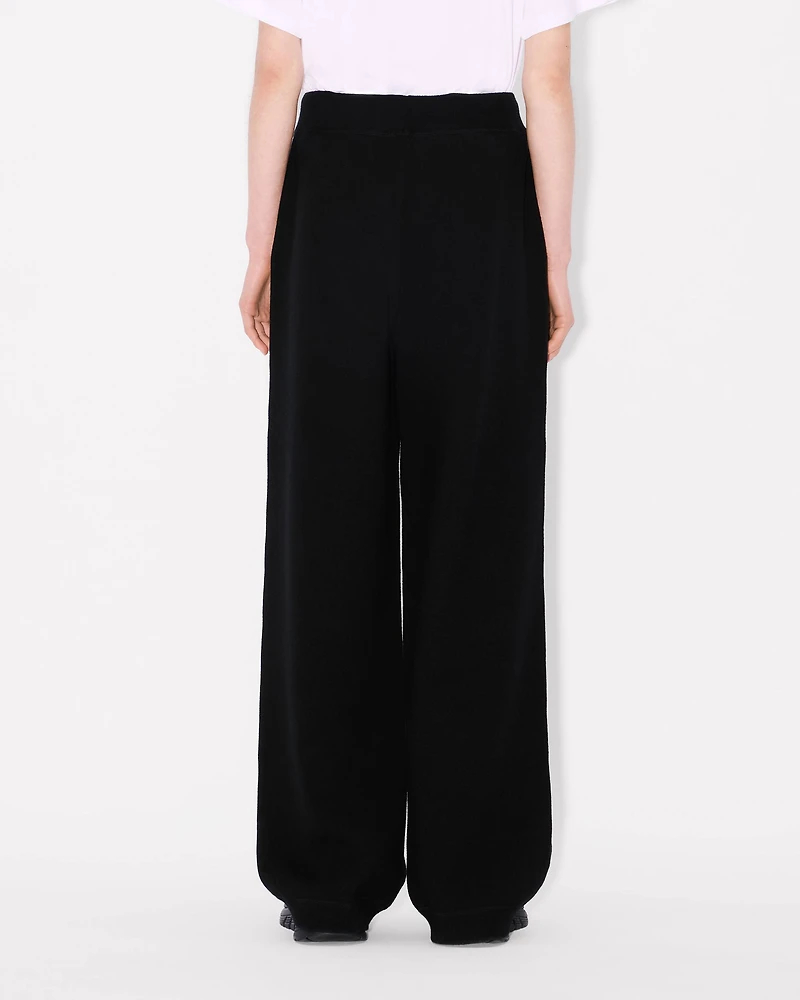 'Boke Flower 2.0' embroidered pants wool and cotton