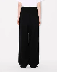 'Boke Flower 2.0' embroidered pants wool and cotton