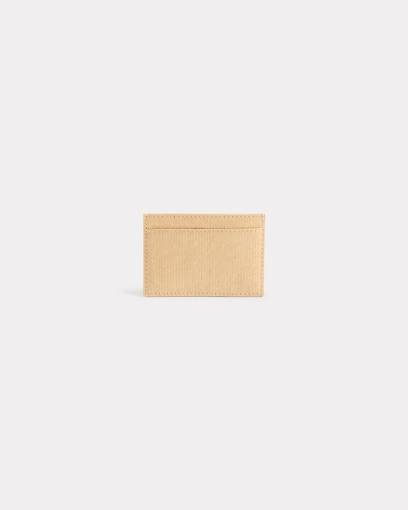 'KENZO Paper' card holder in leather