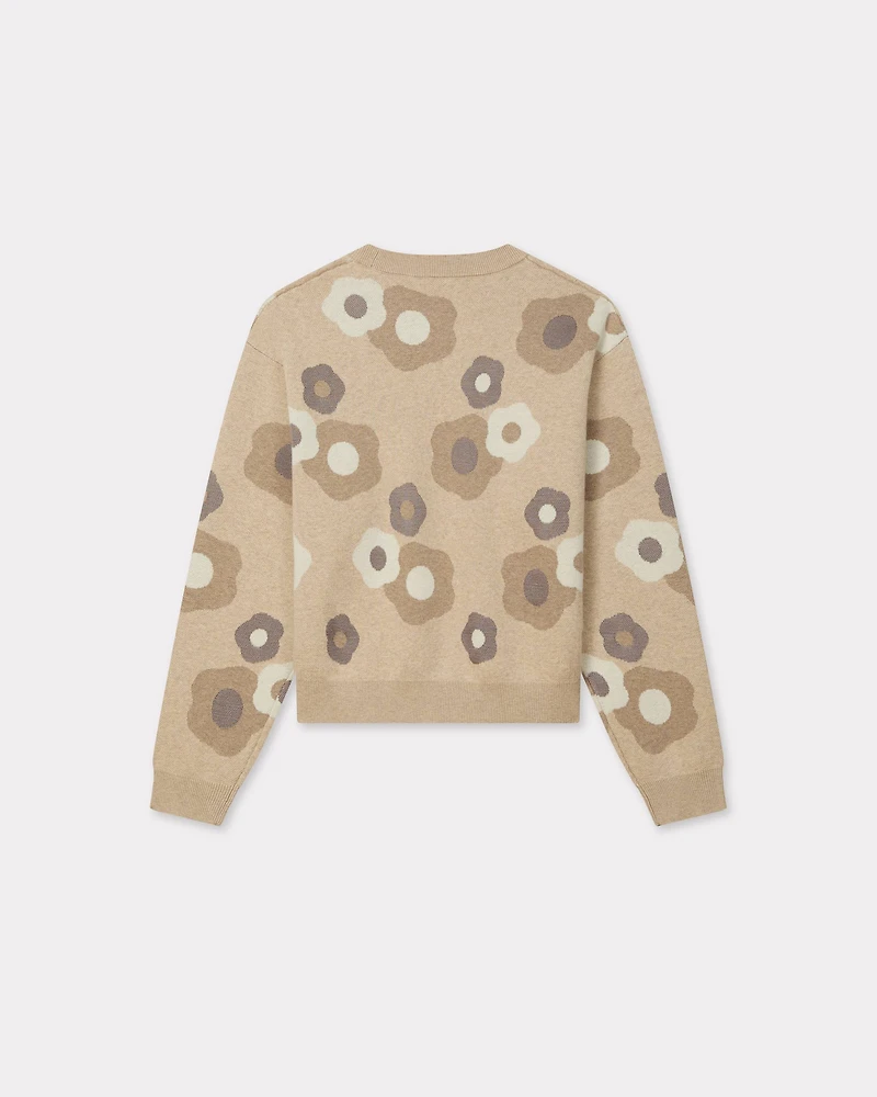 'Hana Dots' embroidered jumper mixed cotton wool