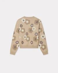 'Hana Dots' embroidered jumper mixed cotton wool
