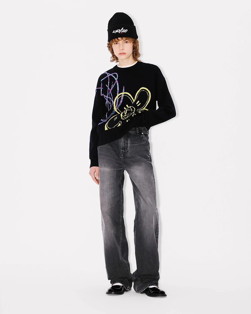 'Kenzo x Futura 2000' jumper mixed cotton wool