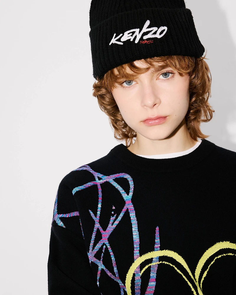'Kenzo x Futura 2000' jumper mixed cotton wool