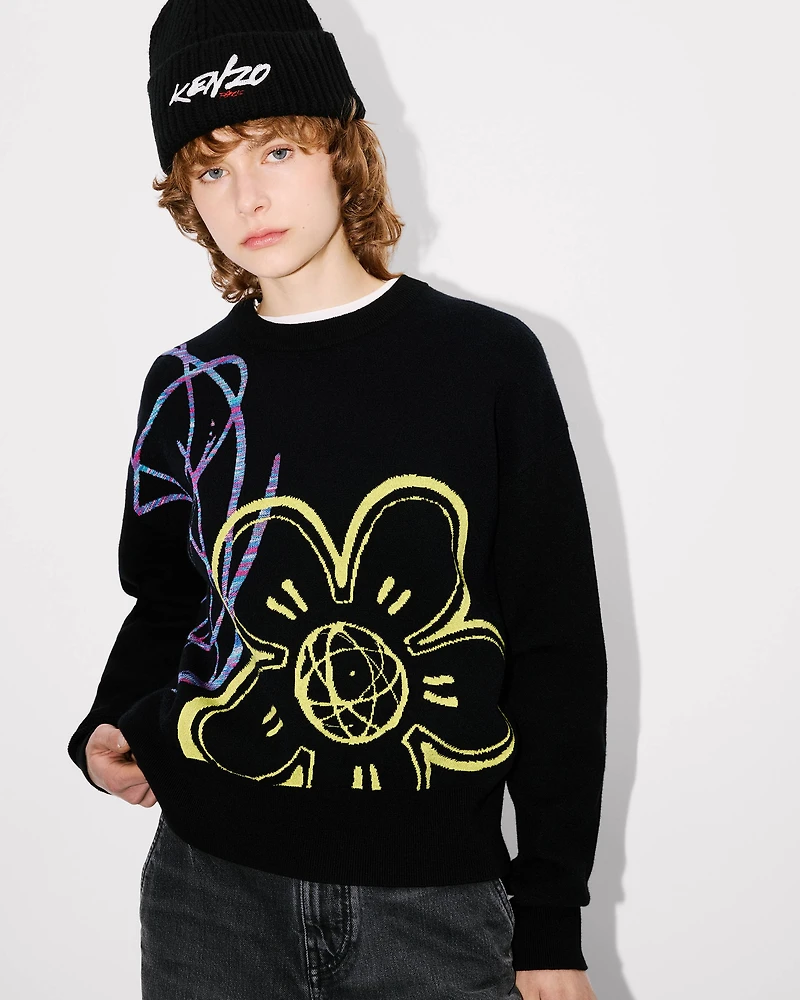'Kenzo x Futura 2000' jumper mixed cotton wool