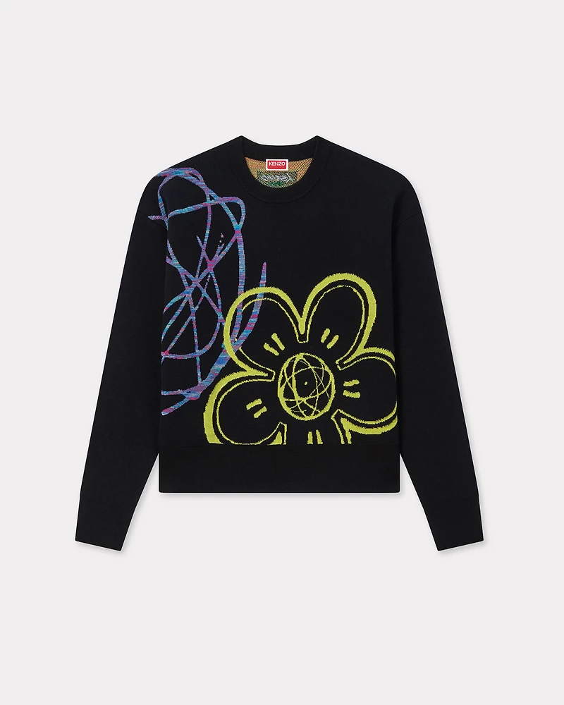 'Kenzo x Futura 2000' jumper mixed cotton wool