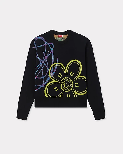 'Kenzo x Futura 2000' jumper mixed cotton wool