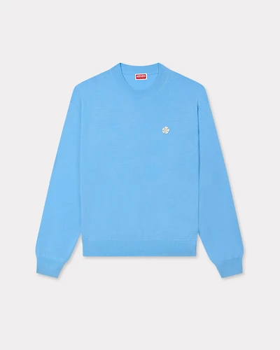 'Boke Flower' embroidered jumper Merino wool