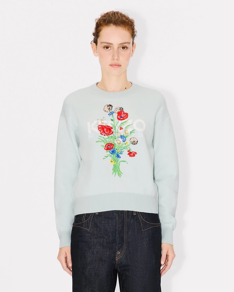 'KENZO Archive Bouquet' embroidered jumper cotton wool