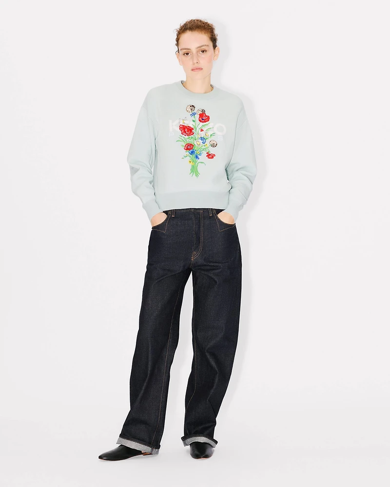 'KENZO Archive Bouquet' embroidered jumper cotton wool