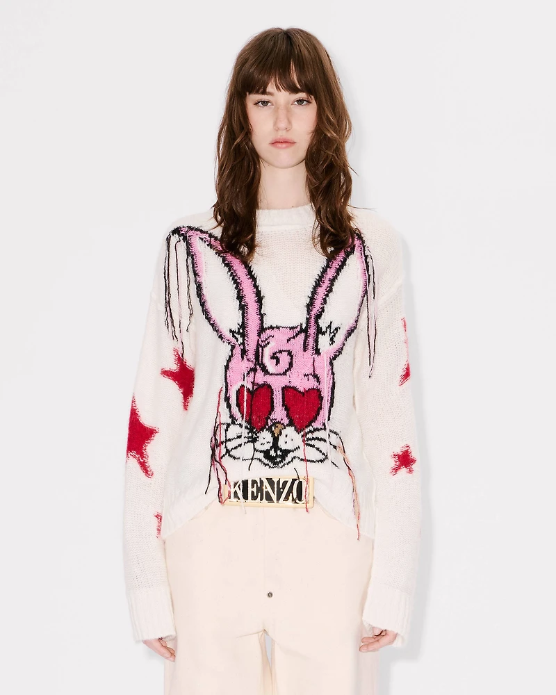 'KENZO Cartoon' jumper mixed hairy wool alpaca