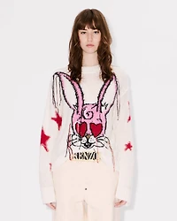'KENZO Cartoon' jumper mixed hairy wool alpaca