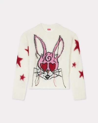 'KENZO Cartoon' jumper mixed hairy wool alpaca