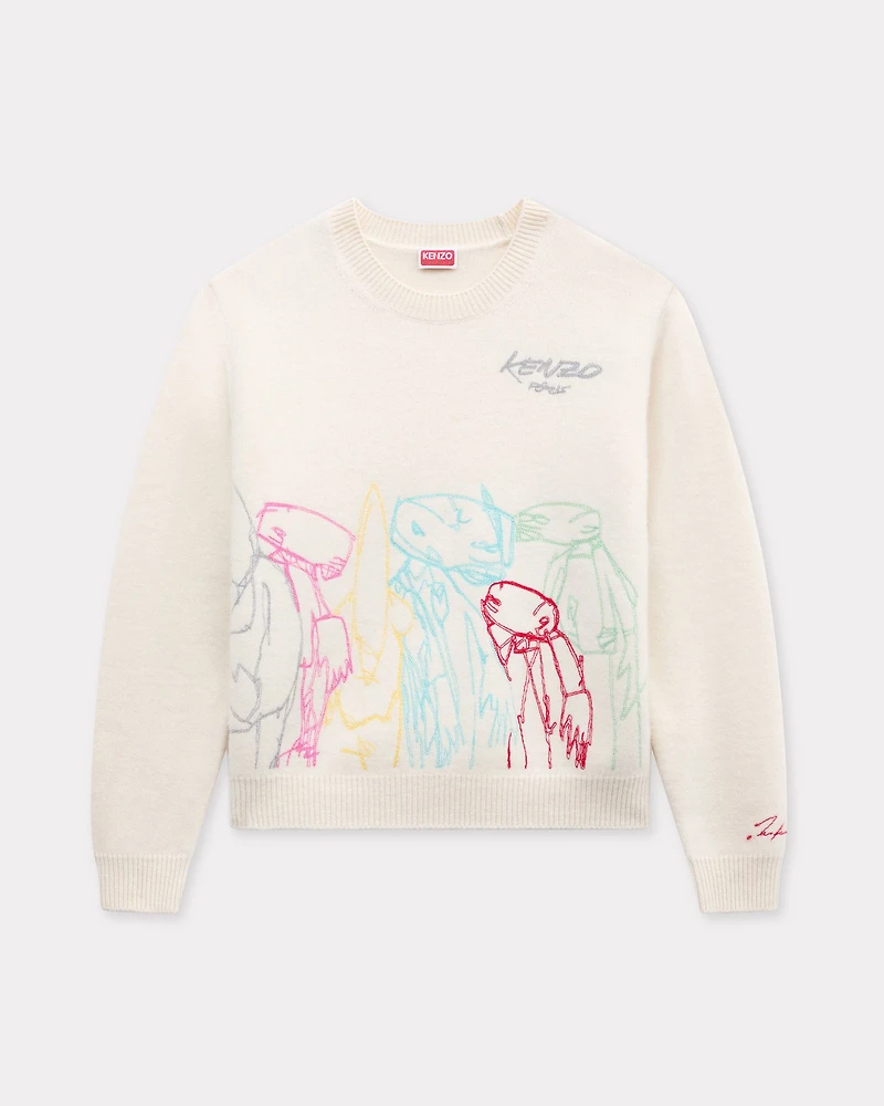 'Kenzo x Futura 2000' jumper wool