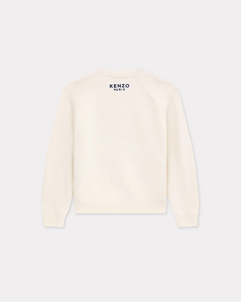 Boke Flower' embroidered jumper wool