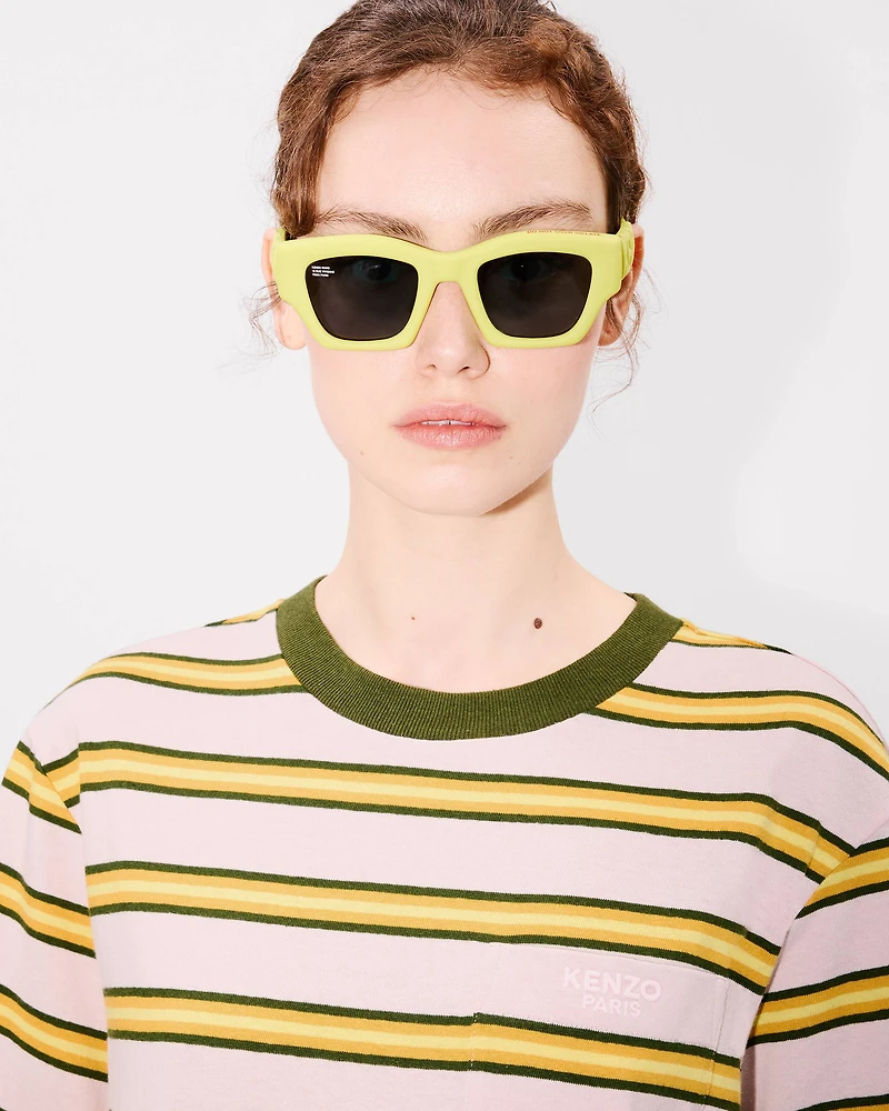 'KENZO Coast Lines' long T-shirt dress cotton linen