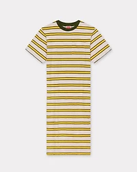 'KENZO Coast Lines' long T-shirt dress cotton linen