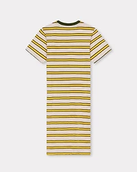 'KENZO Coast Lines' long T-shirt dress cotton linen