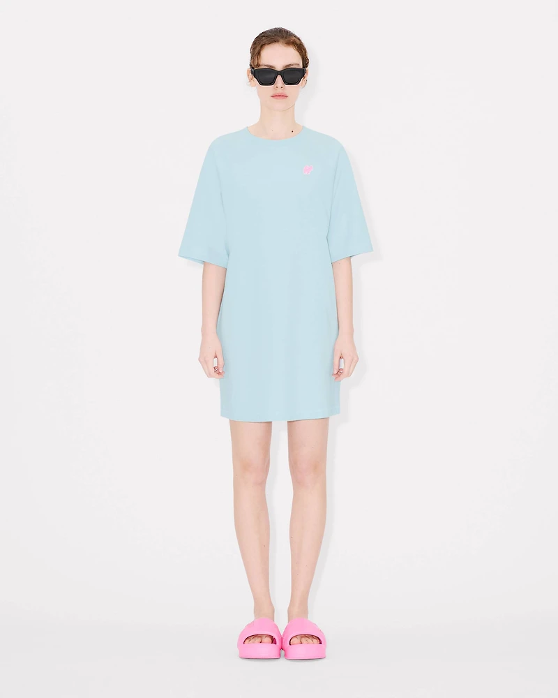 'KENZO Elephant Logo' embroidered T-shirt dress cotton