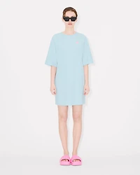'KENZO Elephant Logo' embroidered T-shirt dress cotton
