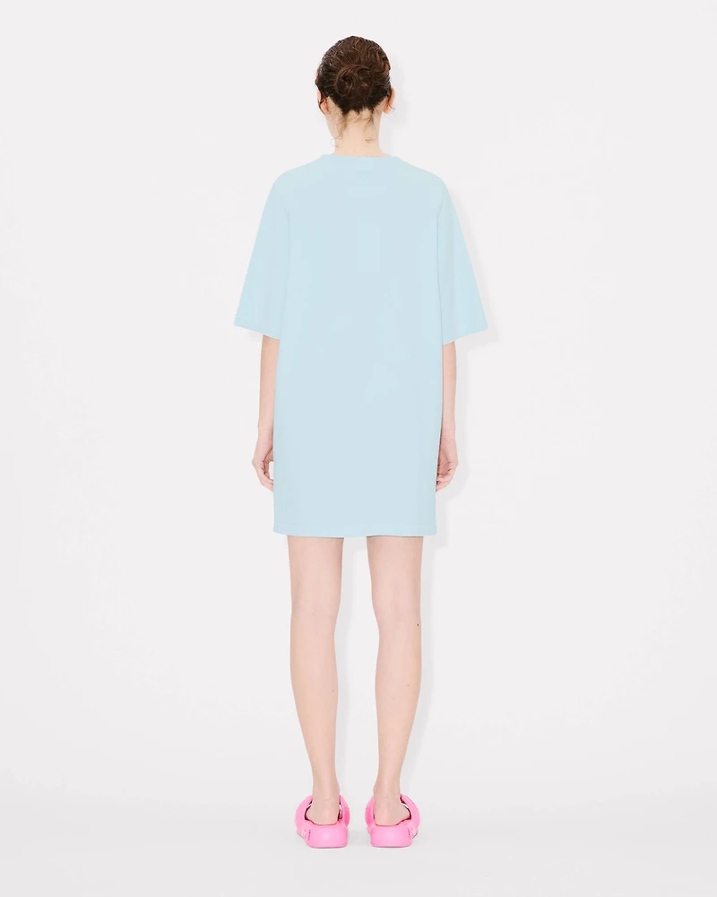 'KENZO Elephant Logo' embroidered T-shirt dress cotton
